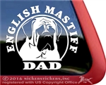 English Mastiff Dog Car Truck RV iPad Window Decal Sticker