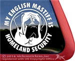 English Mastiff Dog Car Truck RV iPad Window Decal Sticker