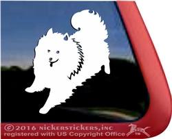 Custom American Eskimo Dog Window Decal