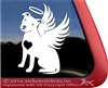 American Pit Bull Terrier Angel Memorial Car Truck RV Window Decal Sticker