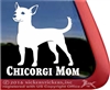 Chicorgi Dog iPad Car Truck RV Window Decal Sticker