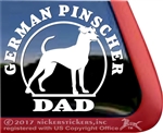 German Pinscher Window Decal