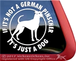 German Pinscher Window Decal