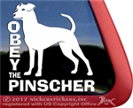 German Pinscher Window Decal