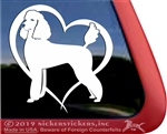 Custom Standard Poodle Dog iPad Car Truck Window Decal Sticker