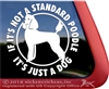 Standard Poodle Dog iPad Car Truck Window Decal Sticker