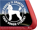 Standard Poodle Dog iPad Car Truck Window Decal Sticker