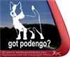 Portuguese Podengo  Dog Window Decal