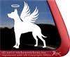 Great Dane Angel Dog Memorial Car Truck RV Window iPad Laptop Tablet Decal Sticker