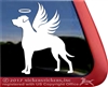 Great Dane Angel Dog Memorial Car Truck RV Window iPad Laptop Tablet Decal Sticker