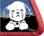 Custom Shih Tzu Puppy Vinyl Window Decal