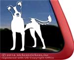 Custom Rat Terrier Dog Car Truck RV Window Decal Sticker