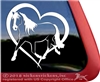Custom Haflinger Horse Trailer Car Truck RV Window Decal Sticker
