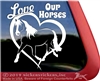 Haflinger Horse Car Truck RV iPad Laptop Window Decal