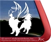 Custom Papillon Memorial Angel Dog Window Decal Sticker