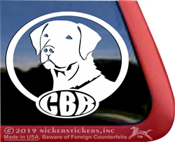 Chesapeake Bay Retriever Dog iPad Car Truck RV Window Decal Sticker