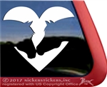 Custom Horse Heart Trailer Car Truck RV Window Decal Sticker