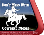 Mounted Shooting Horse Trailer Window Decal