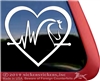 Custom Horse Heart Trailer Car Truck RV Window Decal Sticker