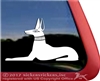 Anubis Egyptian Dog Pharaoh Hound Window Decal