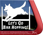 Australian Cattle Dog ACD Heeler Agility Dog Car Truck RV Window Decal Sticker