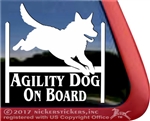 Australian Cattle Dog ACD Heeler Agility Dog Car Truck RV Window Decal Sticker