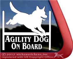 Australian Cattle Dog ACD Heeler Agility Dog Car Truck RV Window Decal Sticker