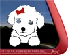 Custom Poodle Puppy iPad Car Truck Window Decal Sticker