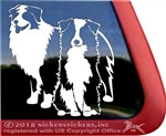 Custom Australian Shepherd Aussie Dog Car Truck RV Window Decal