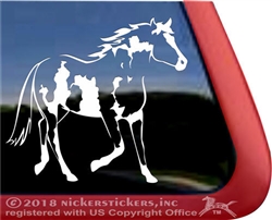 Overo American Paint Window Decal