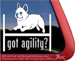French Bulldog Agility Dog Vinyl Car Truck RV iPad Window Decal Sticker
