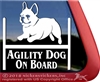 French Bulldog Agility Dog Vinyl Car Truck RV iPad Window Decal Sticker