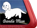 Dandie Dinmont Terrier Dog Car Truck RV Window Decal Sticker