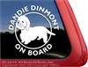 Dandie Dinmont Terrier Dog Car Truck RV Window Decal Sticker