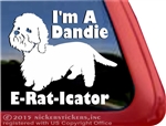 Dandie Dinmont Terrier Dog Car Truck RV Window Decal Sticker