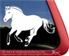 Custom Norwegian Fjord Horse Trailer Car Truck RV Window Decal Sticker