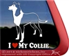 Smooth Collie Dog Car Truck RV Window iPad Laptop Decal Sticker