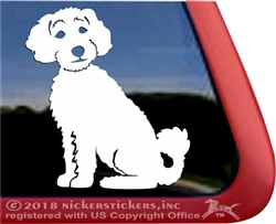 Custom Schnoodle Dog Car Truck RV Window Decal Sticker