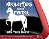 Ahkal-Teke Horse Car Truck RV Window iPad Tablet Laptop Decal Sticker