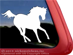 Galloping Horse Trailer Car Truck RV Window Decal Sticker