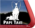 Papillon Window Decal