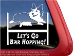 Tri Color Pembroke Corgi Agility Dog Car Truck RV Window Decal