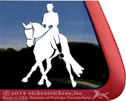 Custom Dressage Horse Side Pass Vinyl iPad Car Truck RV Window Decal Sticker