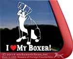 Boxer Dog Car Auto Window iPad Decal Sticker