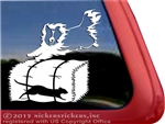 Sheltie Barn Hunt Shetland Sheepdog Dog Car Truck RV Window Decal Sticker