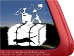 Cavalier King Charles Spaniel Barn Hunt Window Decal