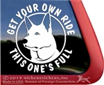 German Shepherd Dog iPad Car Truck RV Window Decal Sticker