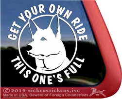 German Shepherd Dog iPad Car Truck RV Window Decal Sticker