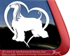 Custom Afghan Hound Dog iPad Car Truck RV Window Decal Sticker