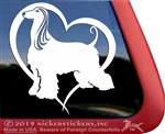 Custom Afghan Hound Dog iPad Car Truck RV Window Decal Sticker